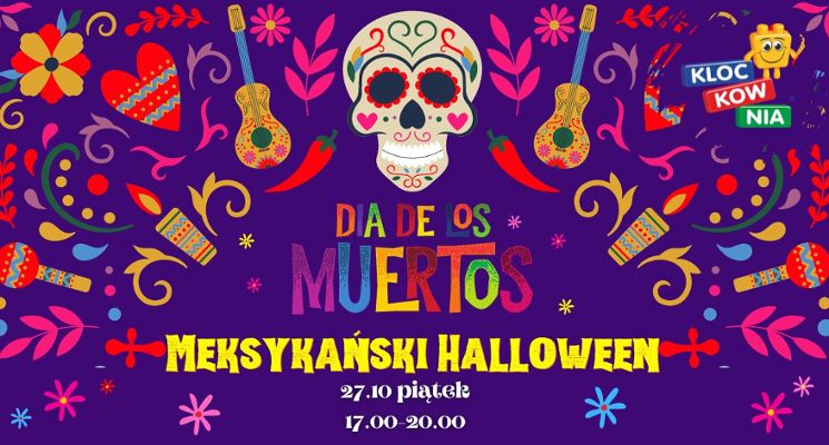 Plakat Halloween po Meksykańsku
