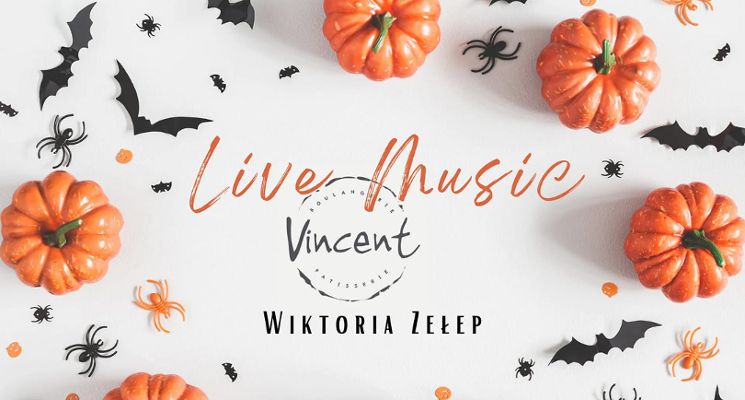 Plakat Live Music – Wiktoria Zełep w Café Vincent