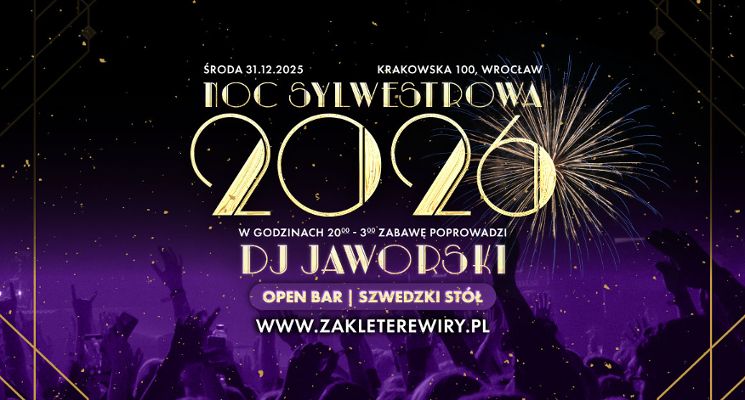 Plakat Noc Sylwestrowa w Zaklętych Rewirach