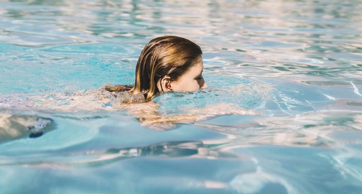 Plakat Półkolonia pływacka Wrocław Krzyki