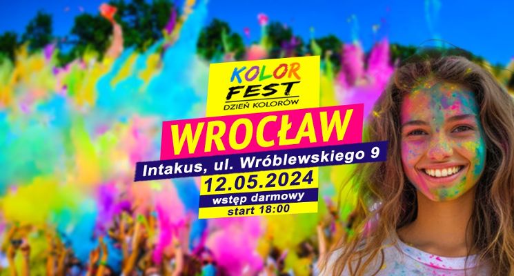 Plakat Kolor Fest – Dzień kolorów Holi