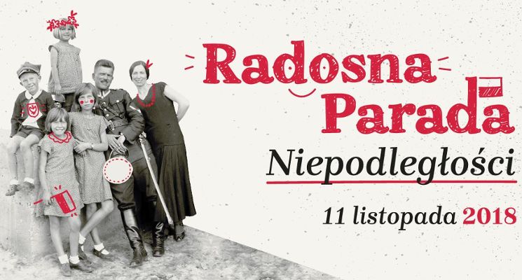 Plakat Radosna Parada Niepodległości 2018