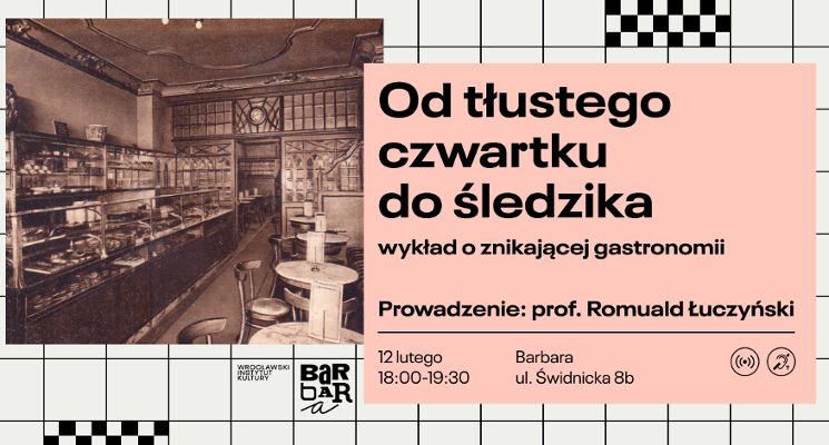 Plakat Od tłustego czwartku do śledzika