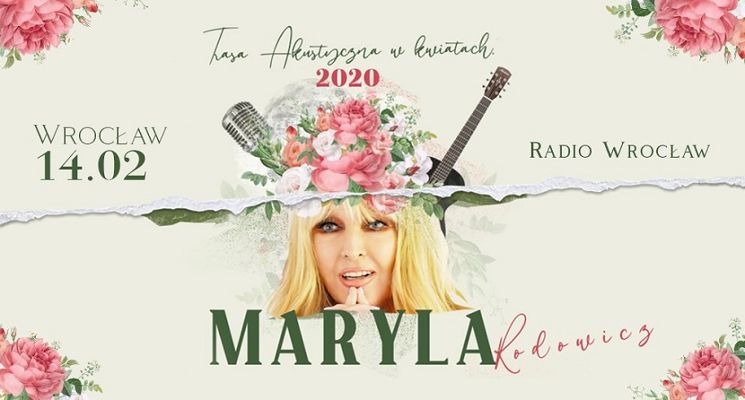 Plakat Koncert walentynkowy Maryli Rodowicz