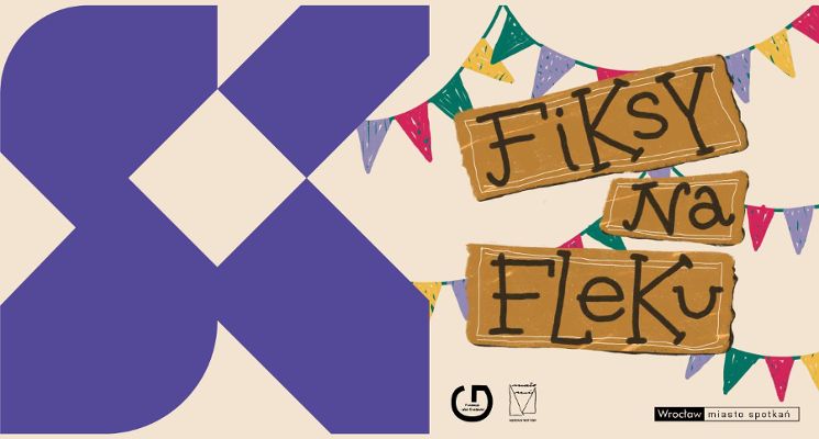 Plakat Firlej dzieciom: „Fiksy na fleku”