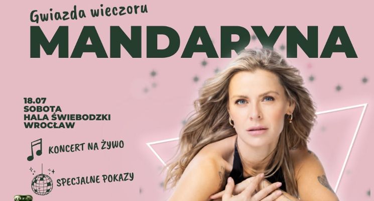 Plakat Koncert Mandaryny - 6 urodziny Hali Świebodzki