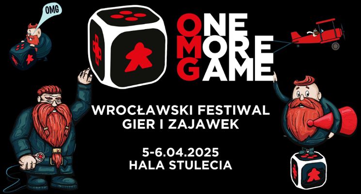 Plakat One More Game - Wrocławski Festiwal Gier 2025