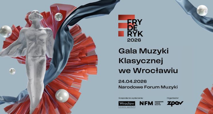 Plakat Gala Muzyki Klasycznej Fryderyk Festiwal 2026