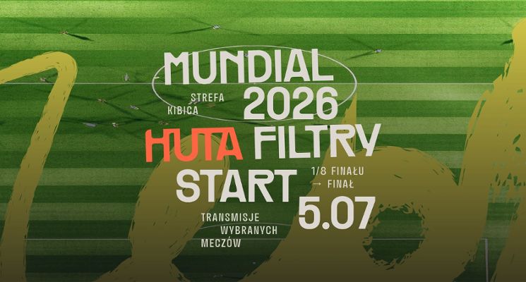 Plakat Mundial 2026 w Hucie!
