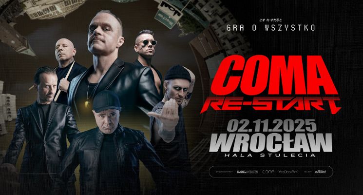 Plakat COMA.RE-START. Gra o wszystko