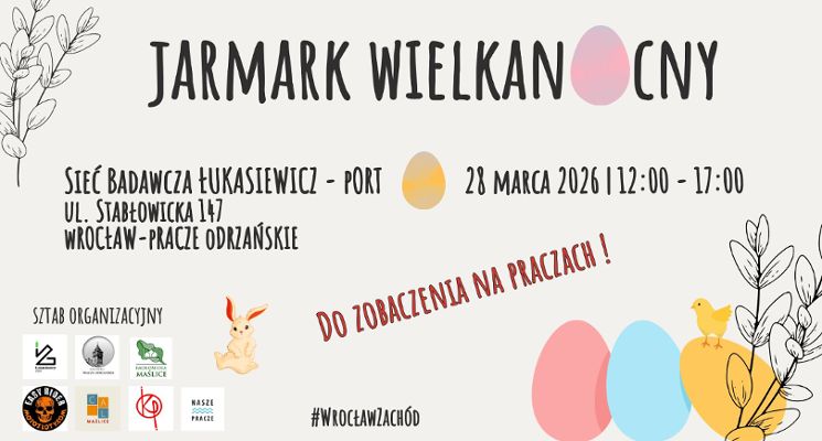 Plakat Jarmark Wielkanocny na Kampusie Pracze