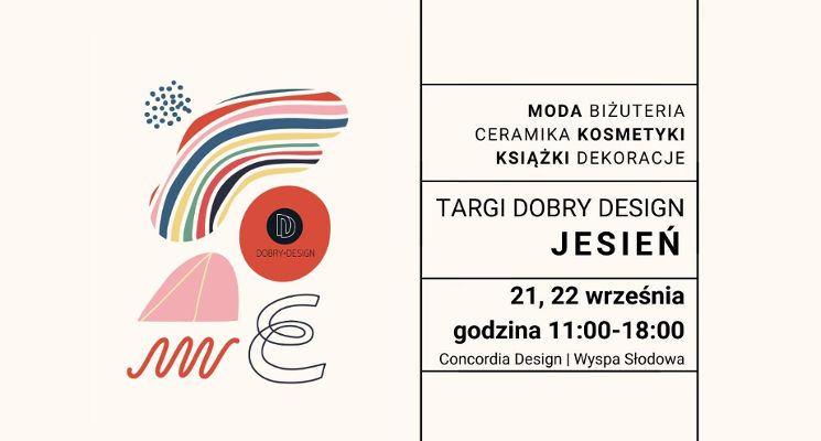 Plakat Targi Dobry Design Jesień