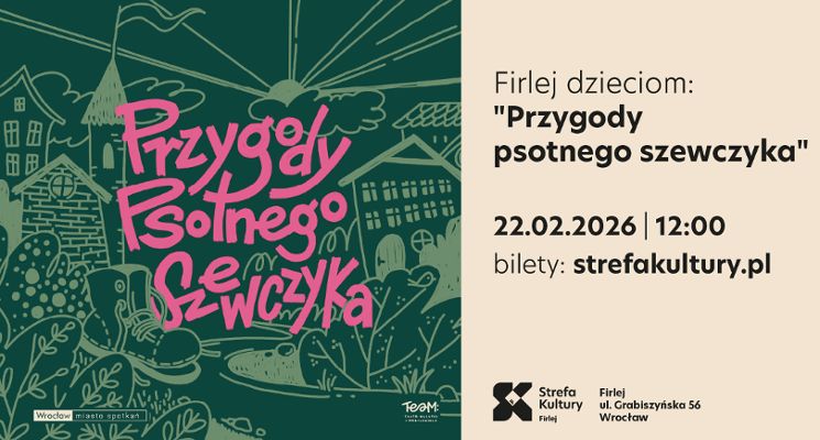 Plakat Firlej dzieciom: „Przygody psotnego szewczyka”