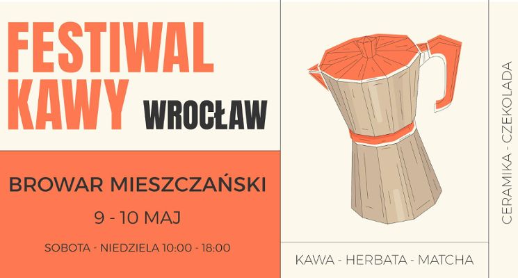 Plakat Festiwal Kawy we Wrocławiu