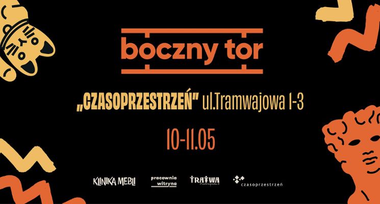 Plakat Boczny Tor | ARTBazar, koncerty, warsztaty