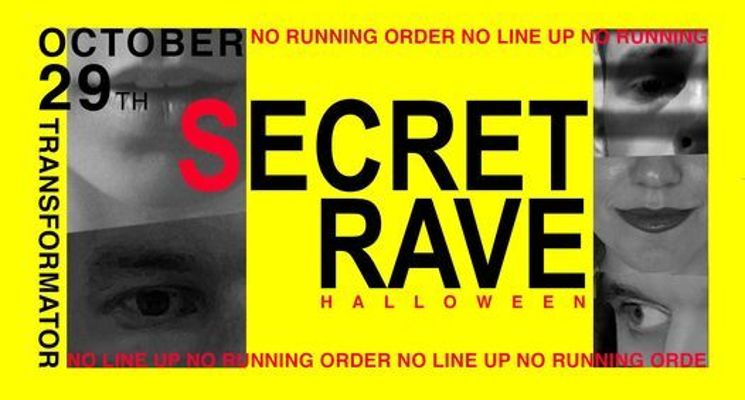 Plakat Halloween – Secret Rave