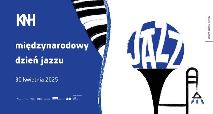 Plakat Międzynarodowy dzień jazzu w KNH