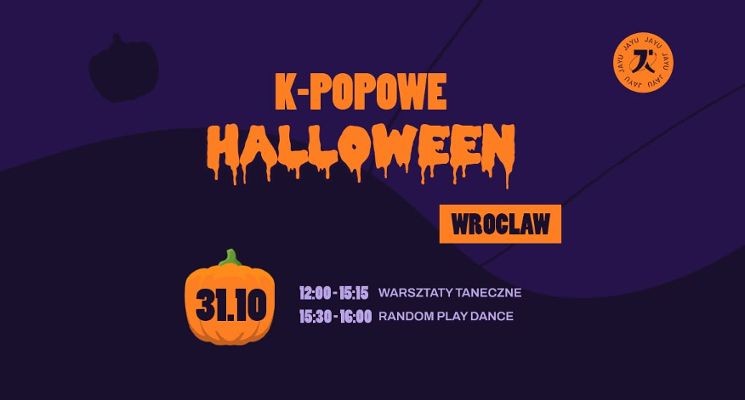 Plakat Halloweenowe Warsztaty K-Pop