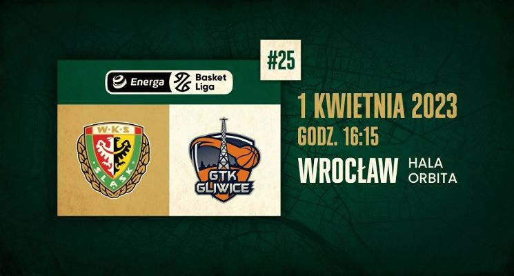 Plakat WKS Śląsk Wrocław vs. GTK Gliwice