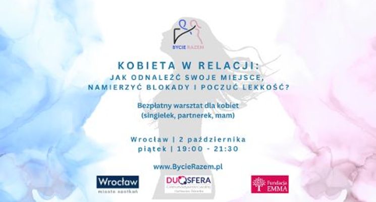 Plakat Kobieta w relacji: Namierz blokady i poczuj spokój – bezpłatne warsztaty dla kobiet