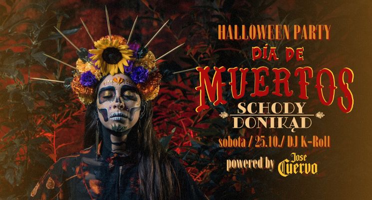 Plakat Halloween party – Dia de los Muertos