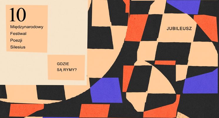 Plakat 10. Międzynarodowy Festiwal Poezji Silesius