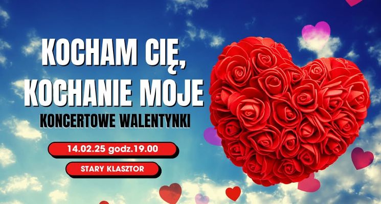 Plakat Kocham cię, kochanie moje - koncertowe Walentynki