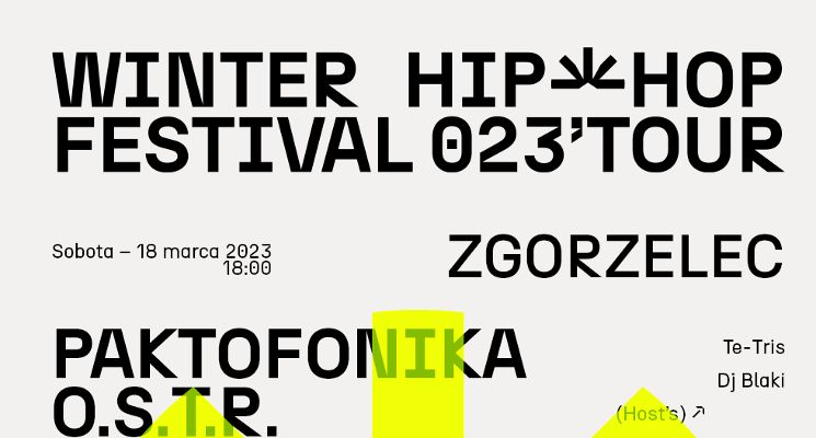Plakat Winter Hip Hop Festival Tour