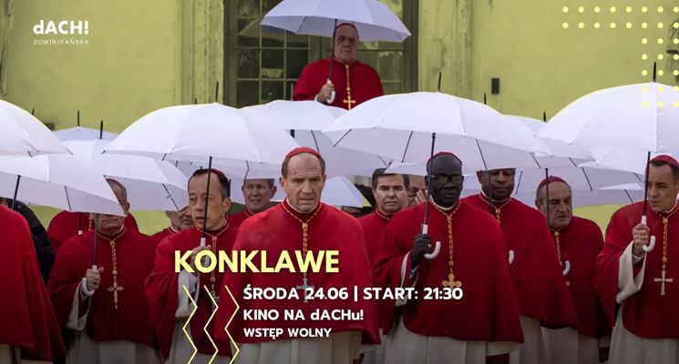 Plakat Kino plenerowe na dACHu! - Konklawe