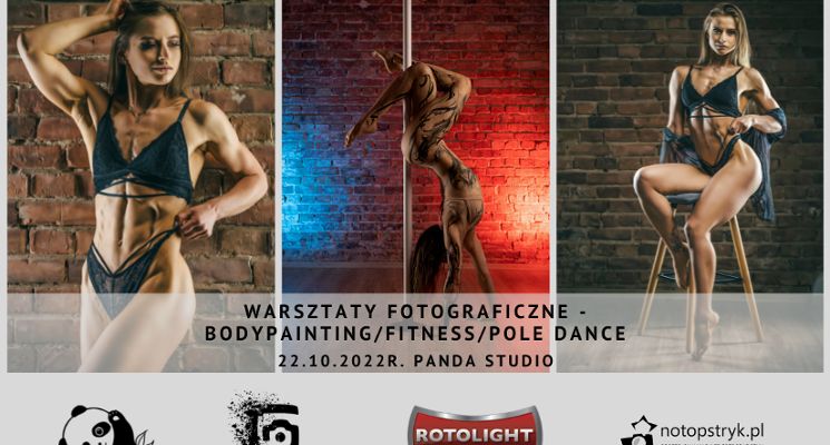 Plakat Warsztaty fotograficzne - bodypainting/fitness/pole dance