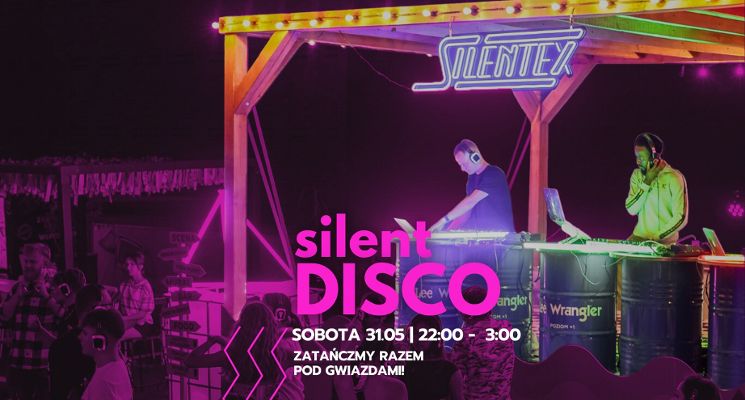 Plakat Silent disco na dACHu