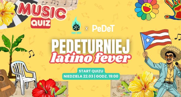 Plakat PeDeTurniej - Latino Fever