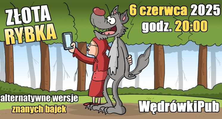 Plakat Złota rybka – alternatywne wersje znanych bajek [komedia improwizowana]