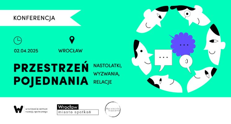 Plakat Konferencja „Przestrzeń pojednania: nastolatki, wyzwania, relacje”