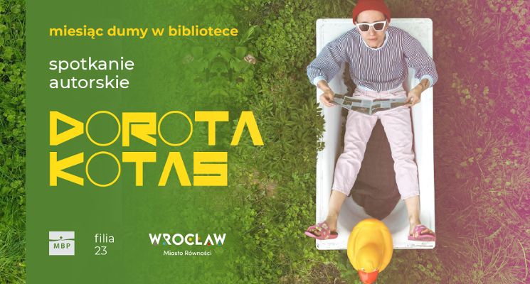 Plakat Spotkanie autorskie z Dorotą Kotas