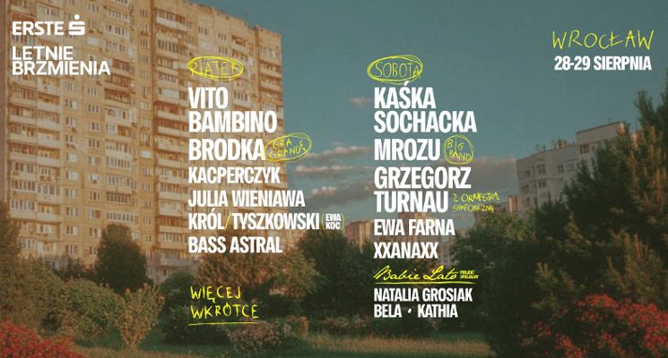 Plakat Erste Letnie Brzmienia 2026