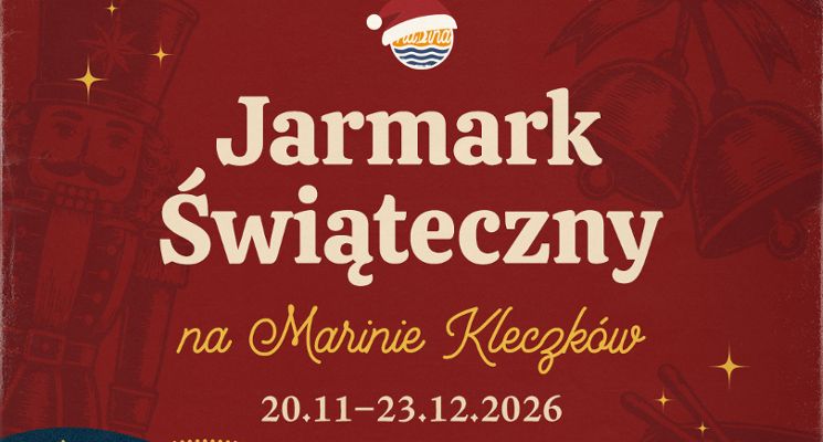 Plakat Jarmark Świąteczny na Marinie Kleczków