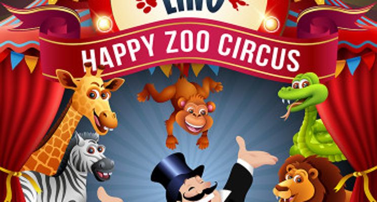 Plakat BAMBOLINO, czyli jedyny na świecie cyrk szczęśliwych zwierząt!