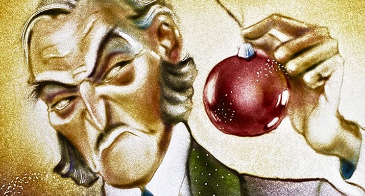 Plakat Teatr Piasku Tetiany Galitsyny - Opowieść Wigilijna