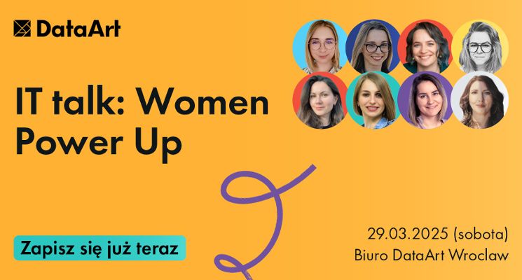 Plakat Kobiety w IT | Meet-up technologiczny we Wrocławiu