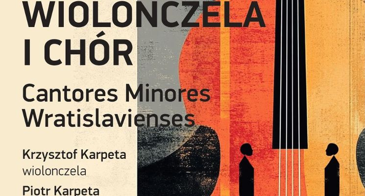 Plakat Wiolonczela i chór