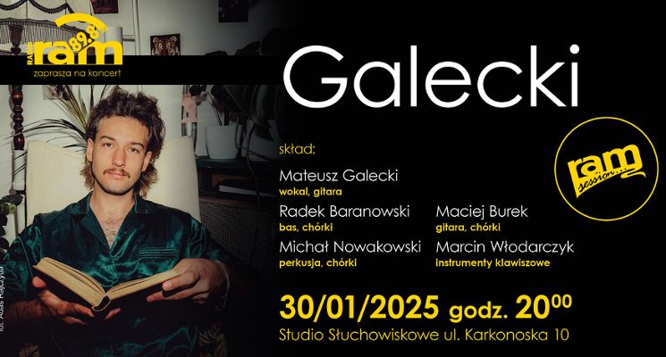 Plakat 83. RAM Session: Galecki