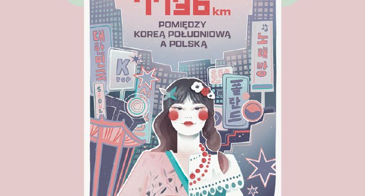 Plakat Spotkanie autorskie z Mijin Mok „7736 km. Pomiędzy Koreą a Polską"