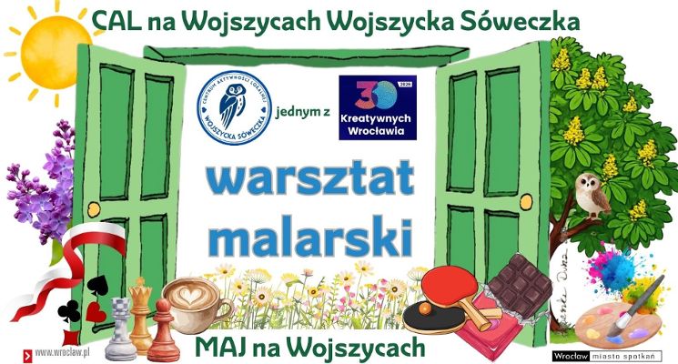 Plakat Warsztat malarski dla dorosłych