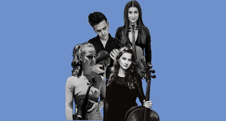 Plakat Na cztery smyczki – Suoni String Quartet