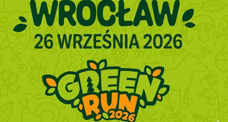 Plakat Green Run - piknik sportowo-ekologiczny
