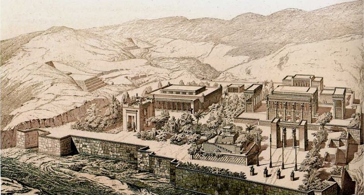 Plakat Iran: Persepolis Kserksesa, Aleksandra Macedońskiego i Mohammada Rezy Pachlawiego