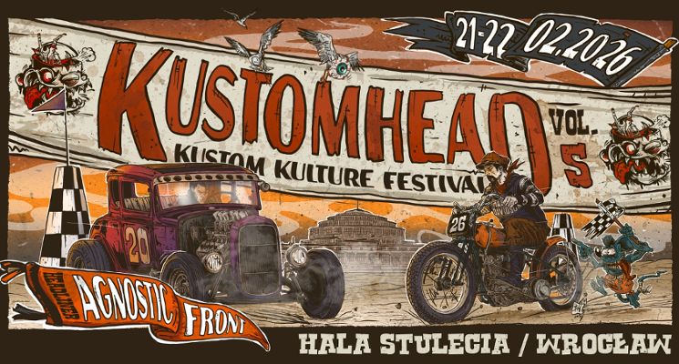 Plakat Kustomhead & Wrocław Tattoo Show 2026