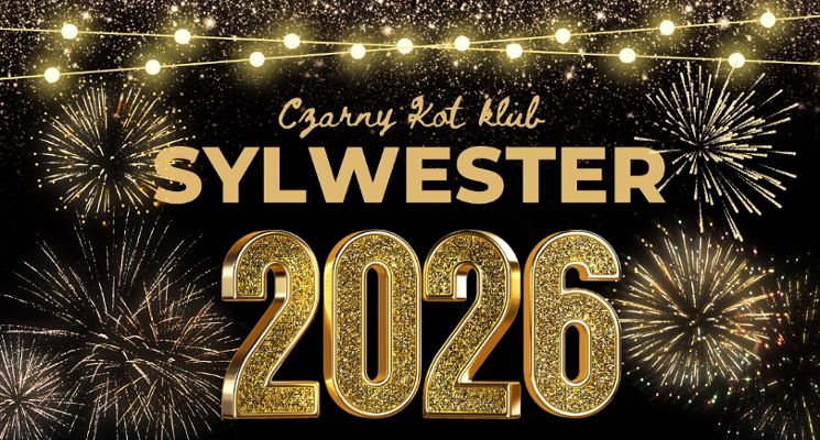 Plakat Sylwester 2025/2026 w stylu lat 20