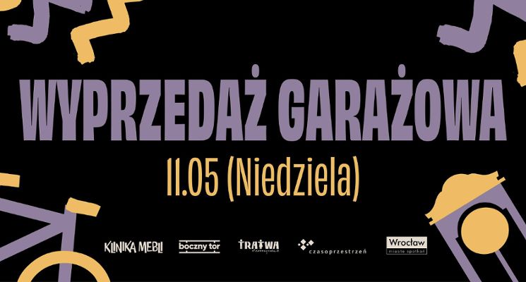 Plakat Wyprzedaż garażowa w Czasoprzestrzeni